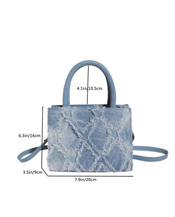 Мини дънкова чанта