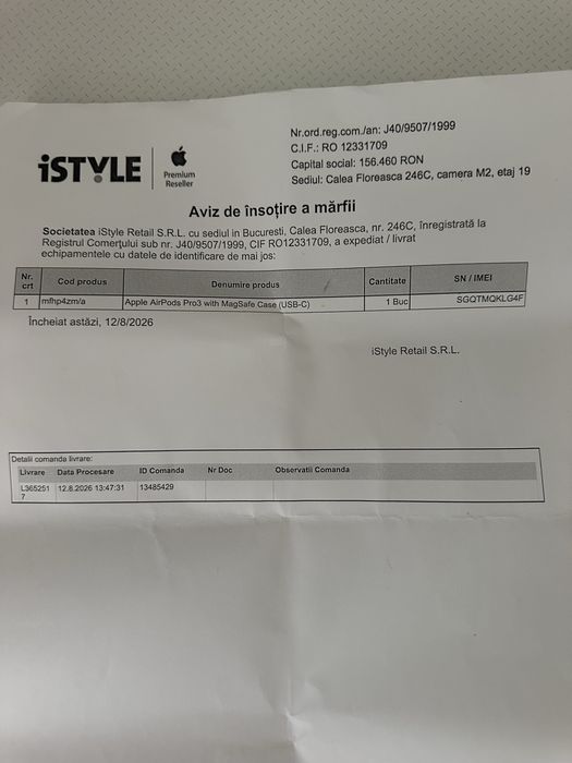 Apple AirPods Pro 3 (noi)
