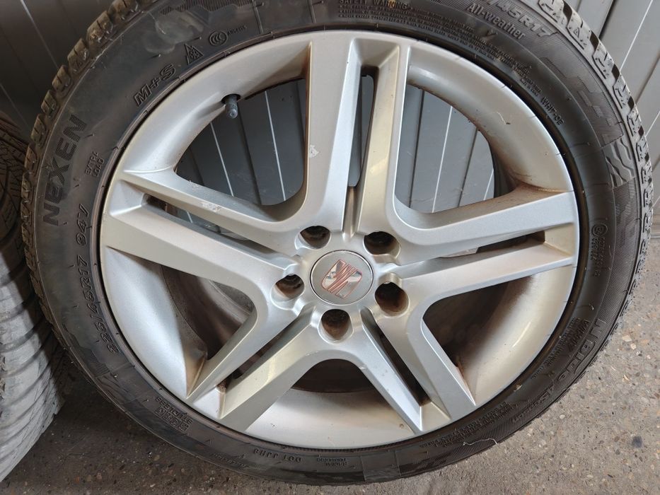Jante originale Seat 5x112 R17 anvelope 225.45 17 all season DOT 2023