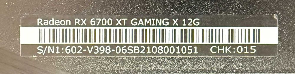 ТОП състояние Видео карта MSI RX 6700 XT GAMING X 12G GDDR6