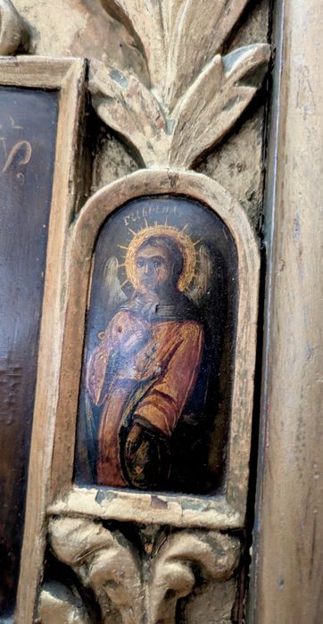 Icoană veche (tematică rusească sau lipovenească unică)