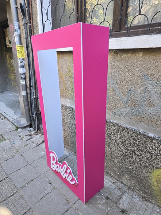 Декорация, парти рамка за снимки Barbie