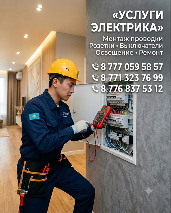 Электрик услуги электрика любой сложности 24/7 опыт боле 10 лет