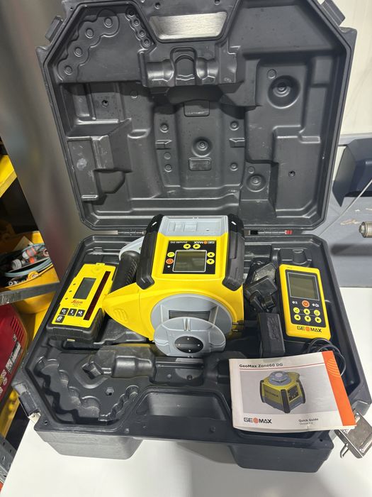 Geomax zone 60 h nivela laser cu pante canalizare etc topcon leica hilti