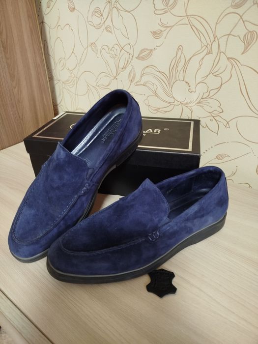 Туфли муж, р-р 44, нат.замша