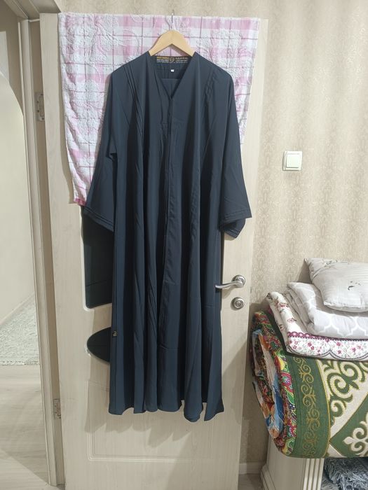 Одежда для умры  Абайя из Мекки на кнопке мусульманская одежда хиджаб