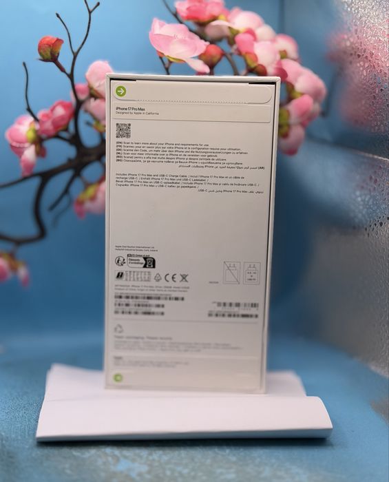 НОВ!!! Apple iPhone 17 Pro Max, 256GB, 5G, Silver + подарък гръбче