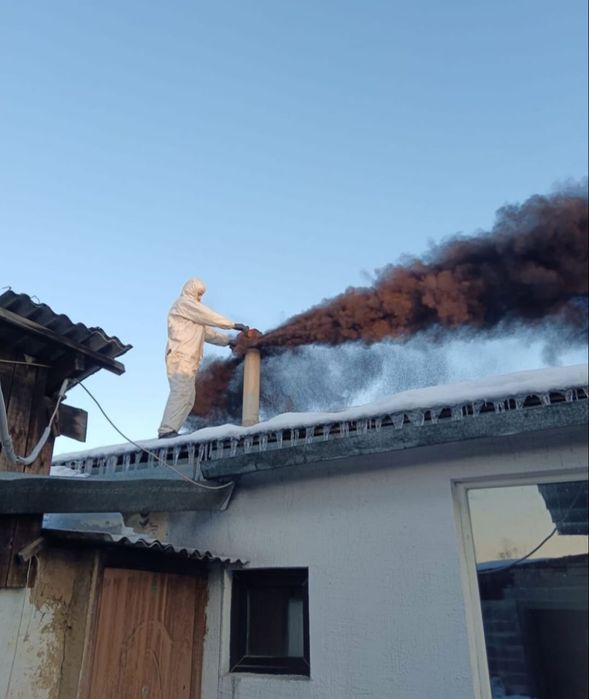 Чистка дымоходов и котлов