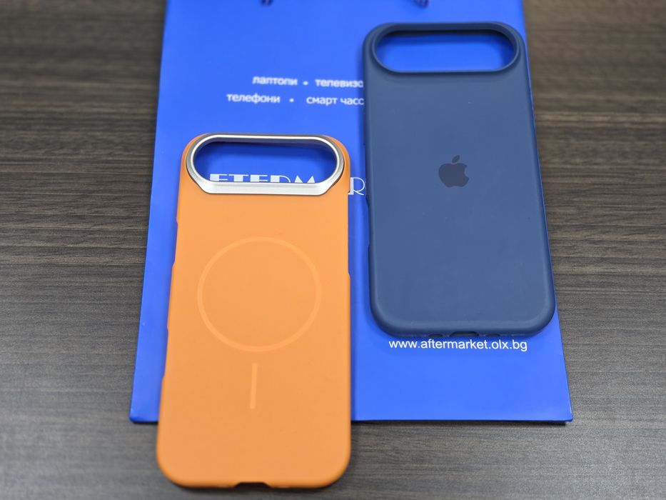 2 бр. Кейс / Протектор за iPhone 17 Air Blue and Orange Case