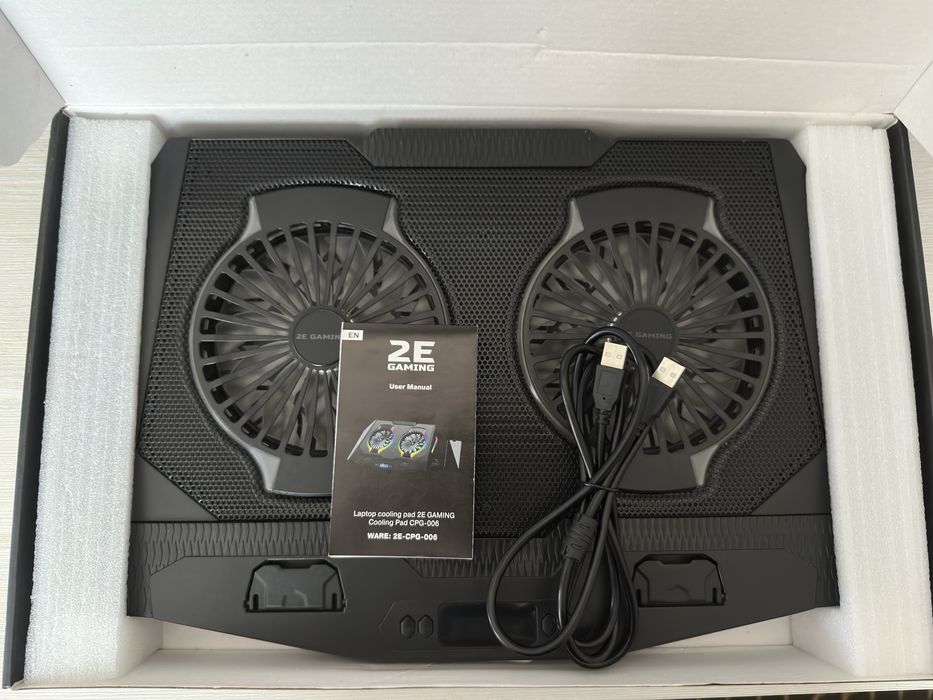 2E Gaming CPG-006 Notebook Cooler | RGB подстветка | Kuchli sovutish