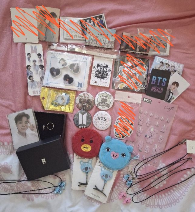 Bts colecție/albume/photocards/stikere