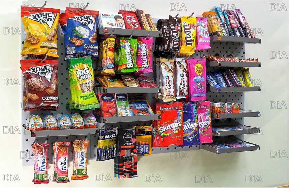 Панель перфорированная, настенная, для магазина и склада aspp