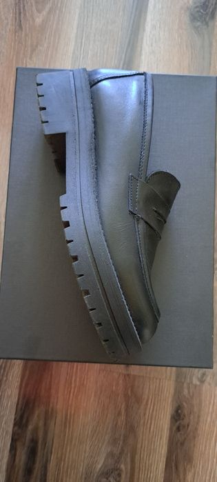 Дамски обувки тип лоуфъри естествена кожа