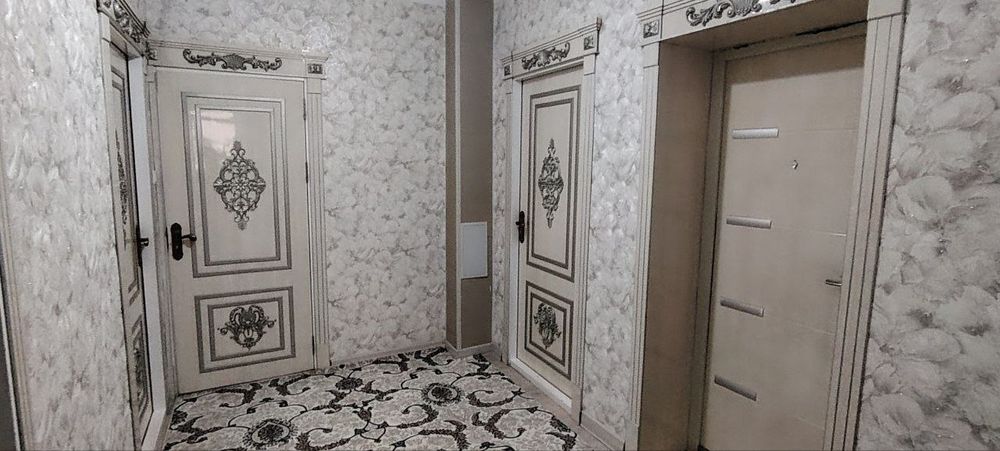 Тезда- 3 хонали 2 каватда жойлашган квартира сотилади умумий майдони 7