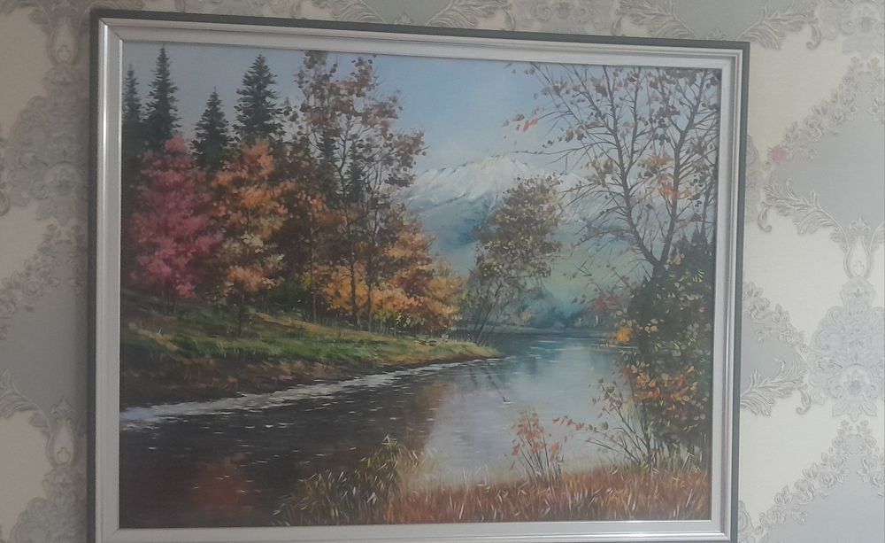 Qo'lda chizilgan rasm 100smga 120sm
