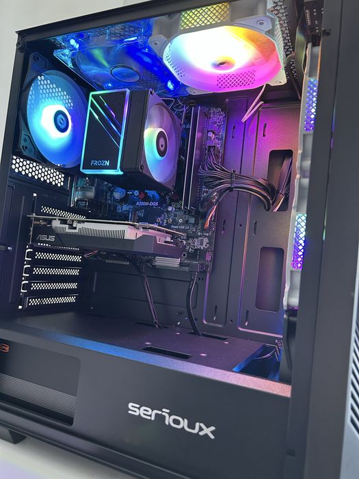 Unitate PC Gaming Ryzen 3700X - 16 GB - GTX 1650 - Sursa 550W noua