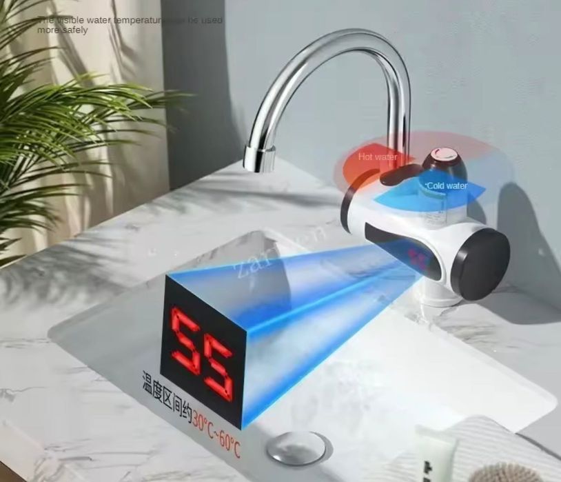 Baterie chiuveta instant apa calda noua