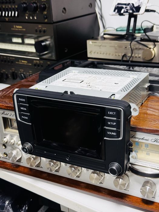 Casetofon/radio/CD/card SD/mufă jack-VW Transporter T6,T5,Caddy IV-OEM
