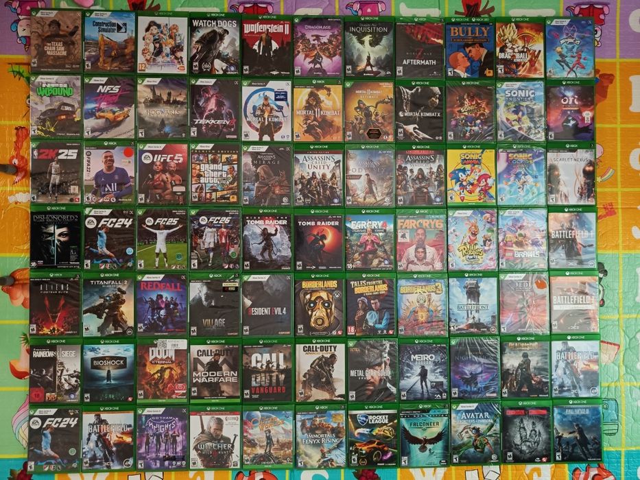 Xbox one и series x игры на дисках