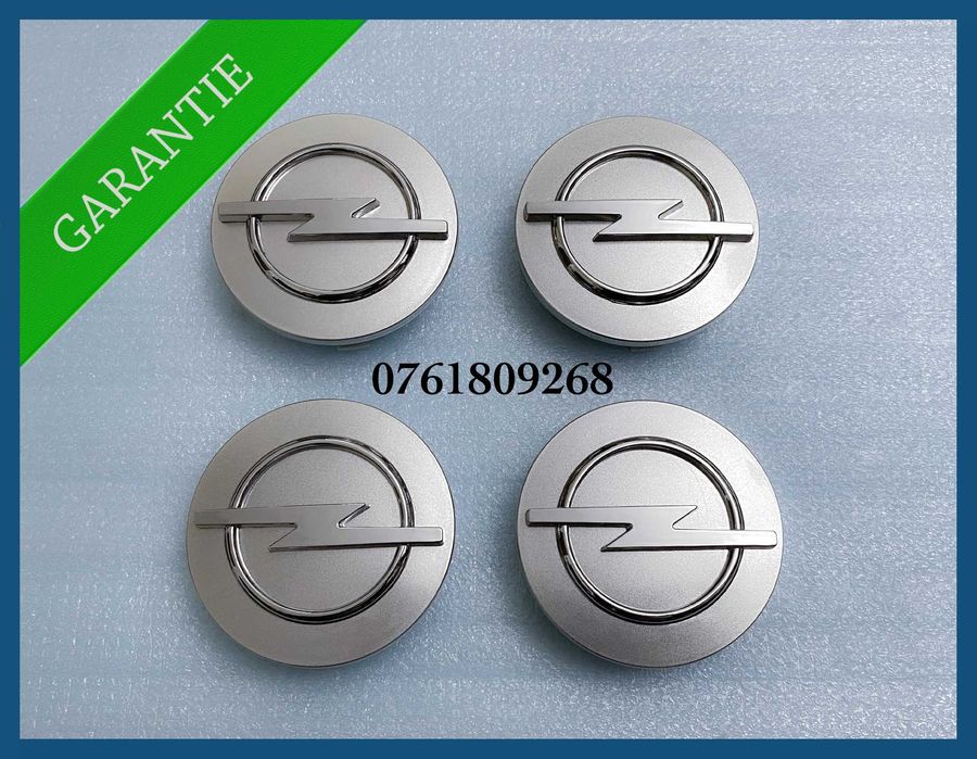 Set 4 capace gri 60mm jante aliaj Opel
