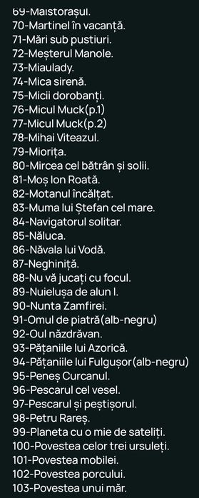Vând sau schimb diafilme vechi cu povești-40 lei bucata.