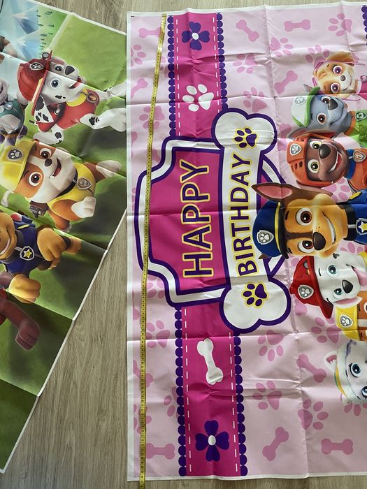 Винил и аксесоари за рожден ден Paw patrol