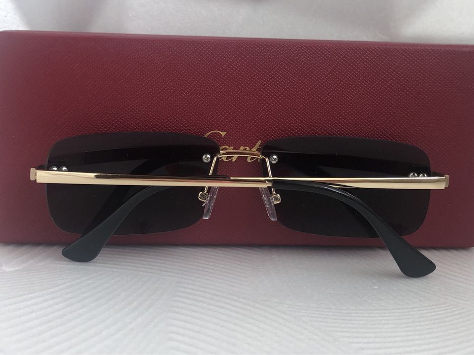 Мъжки слънчеви очила правоъгълни 2 цвята черни кафяви дамски унисекс