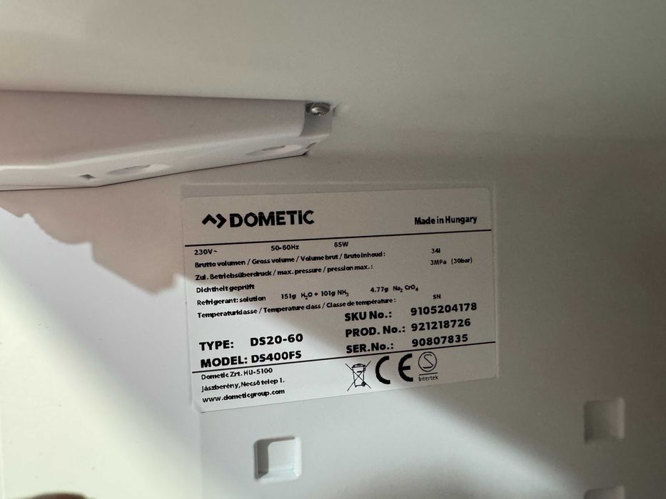 Хладилник - Dometic 85W 34L (амонячен)
