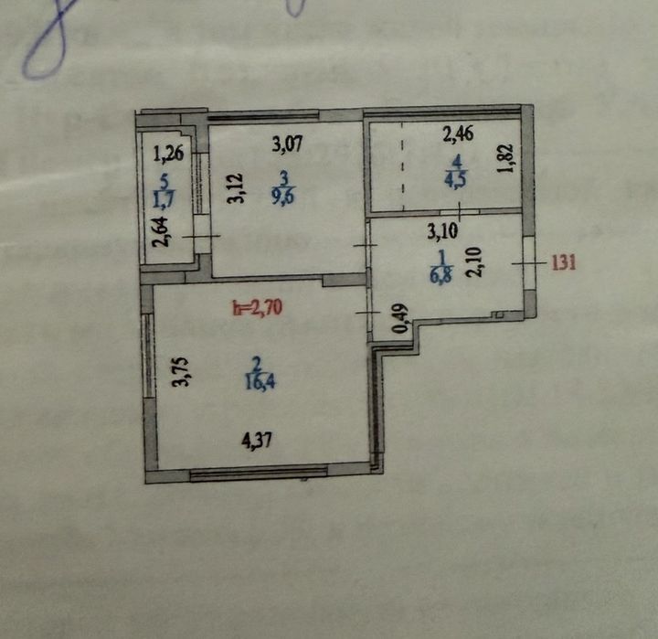 Продам 1 ком кв леаый берег