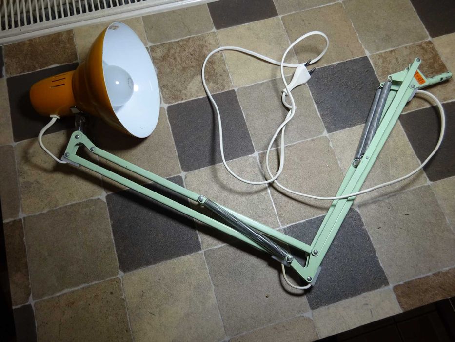 Lampa de birou vintage tip arhitect /Waso W3 Spezial