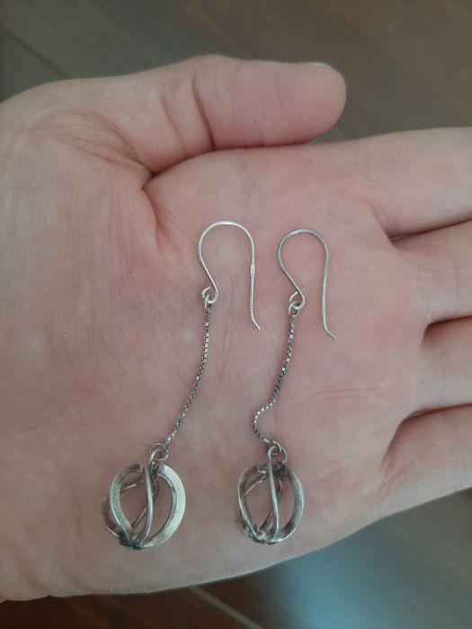 Серьги серебряные