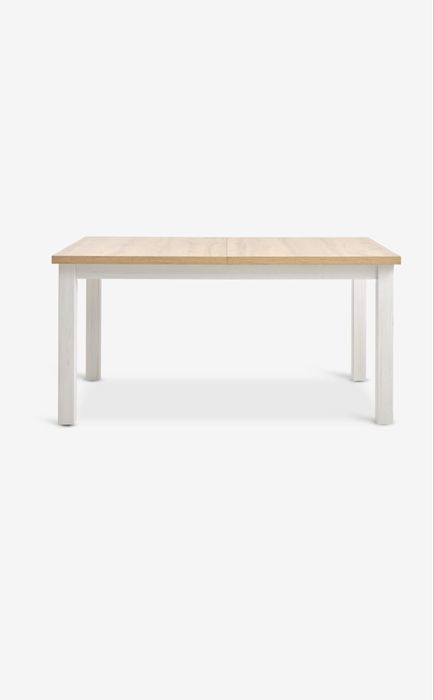 Кухненска маса MARKSKEL 90x150/193 бяла/цв. див нат. дъб