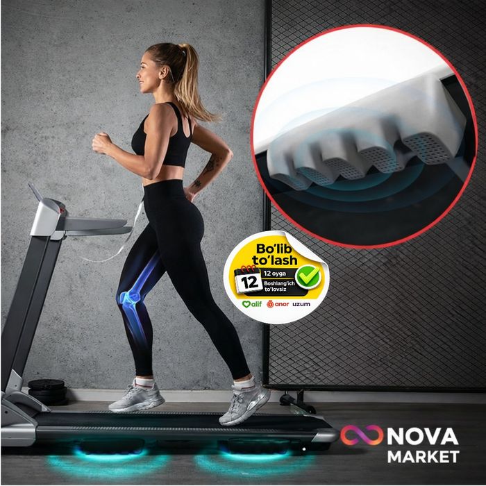 Беговая дорожка для дома с амортизацией X6

• Современная беговая доро