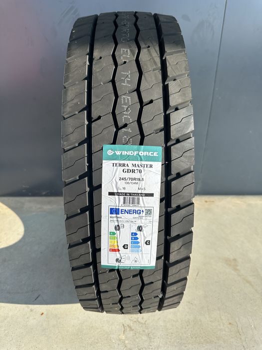 Нови Тежкотоварни Гуми WINDFORCE TERRA MASTER GDR70 245/70R19.5 136/134M