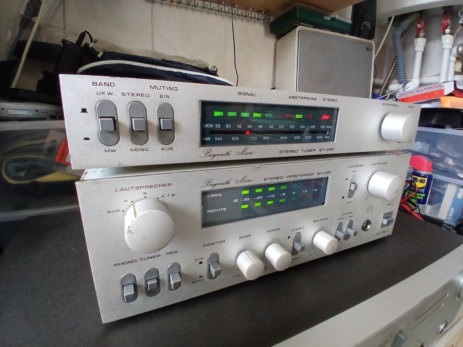 bayreuth micro sv-281 si st-280 (amplificator,radio) 2*30w