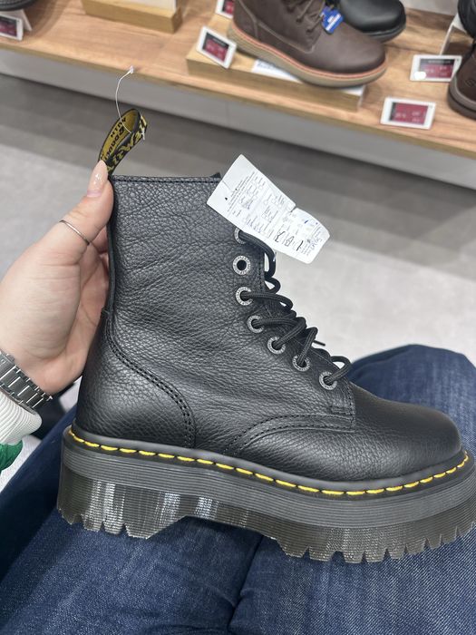 Dr Martens Jadon III pisa black mat leather