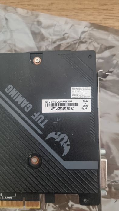 Placa video ASUS TUF Gaming Nvidia GeForce GTX 1650 OC GDDR6