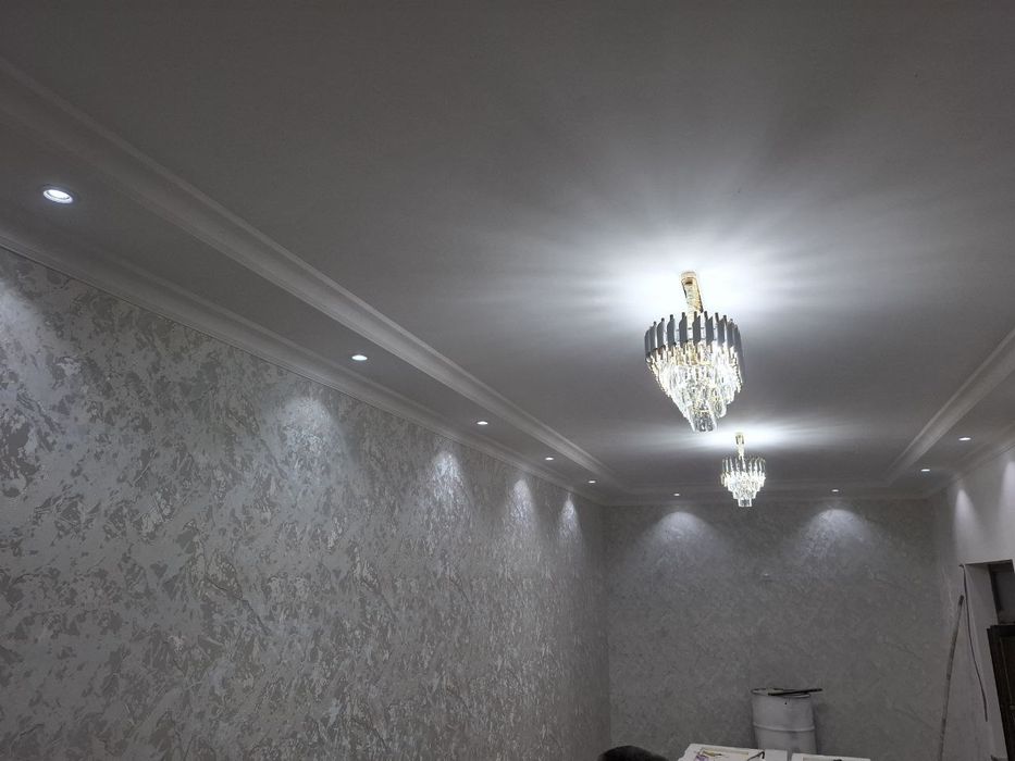 Евро ремонт ишларни киламиз пол,патолок,кафел,шпаклёвка,ламинат килами