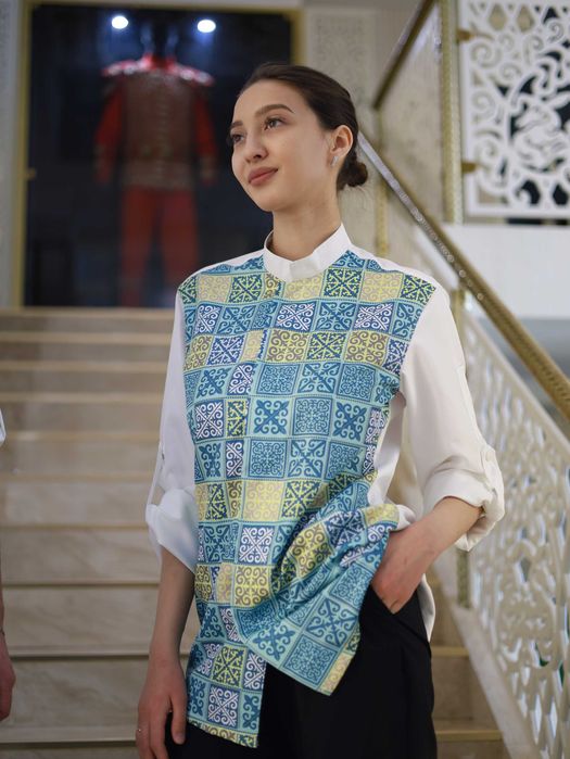 Рубашка Atameken техперсонал одежда/повар/официант спецодежда