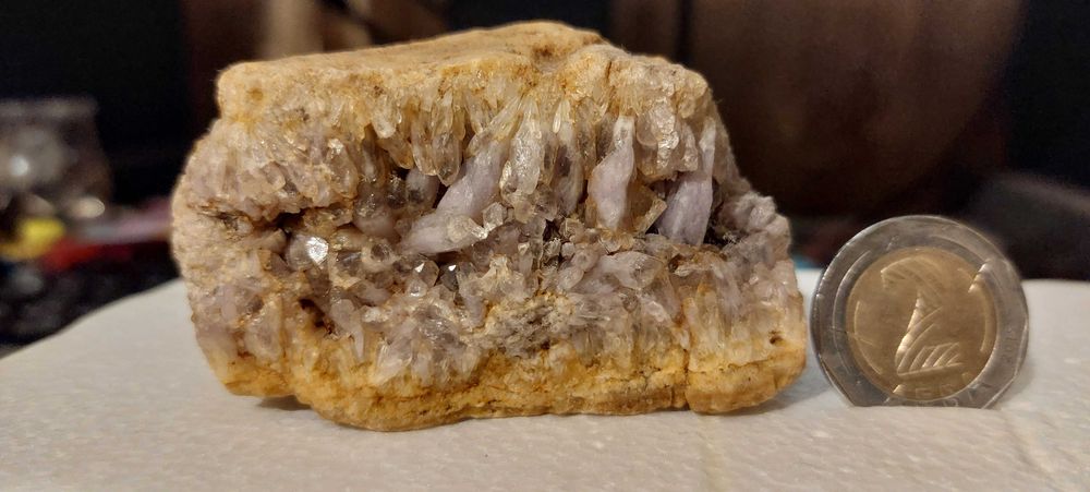 Друза натурален Аметрин от хасковски минерални бани