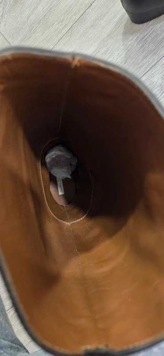 Cizme din piele naturala de calitate, Massimo Dutti, NOI