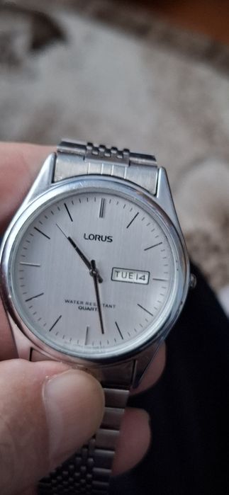 LORUS ceas de mînă bărbătesc pe baterie, curea metalică originală.