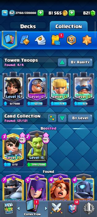 Аккаунт в клешь рояль