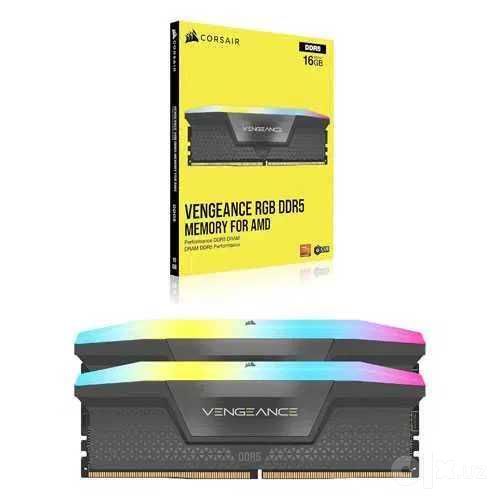 Оперативна память Corsair VENGEANCE RGB 16GB (2x8GB) DDR5 6000mhz
