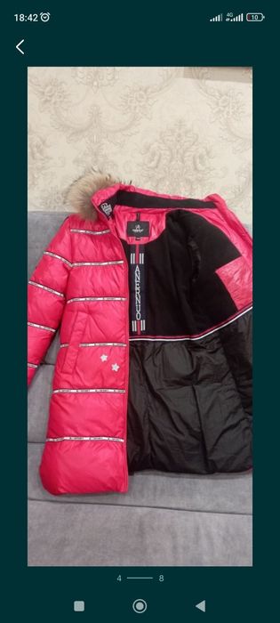 Продам зимний пуховик рост 152.
