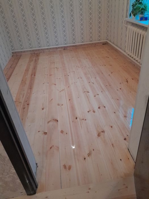 Шлифовка и укладка полов