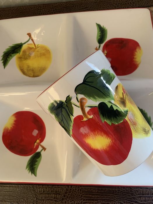 Порцеланов комплект и Огромна чаша