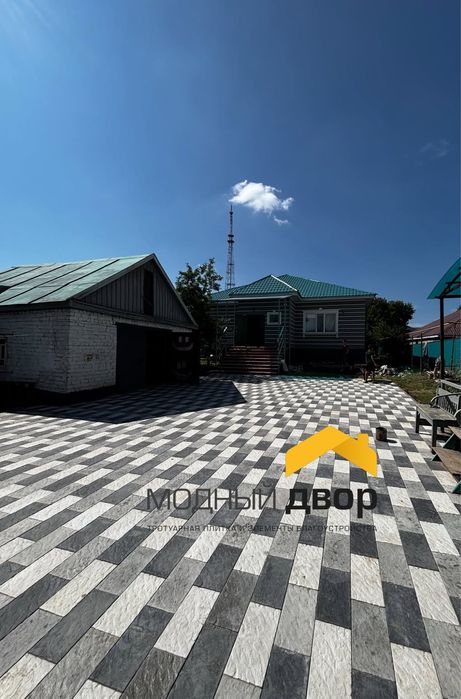 Современная брусчатка для двора и парковки | Астана
