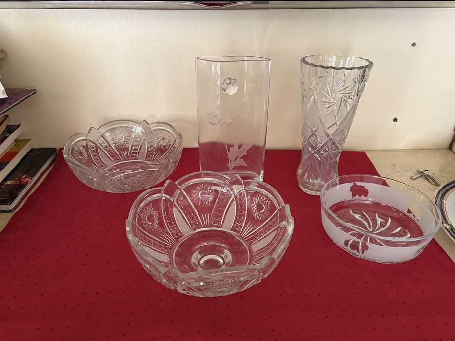 Посуда вазы салатницы