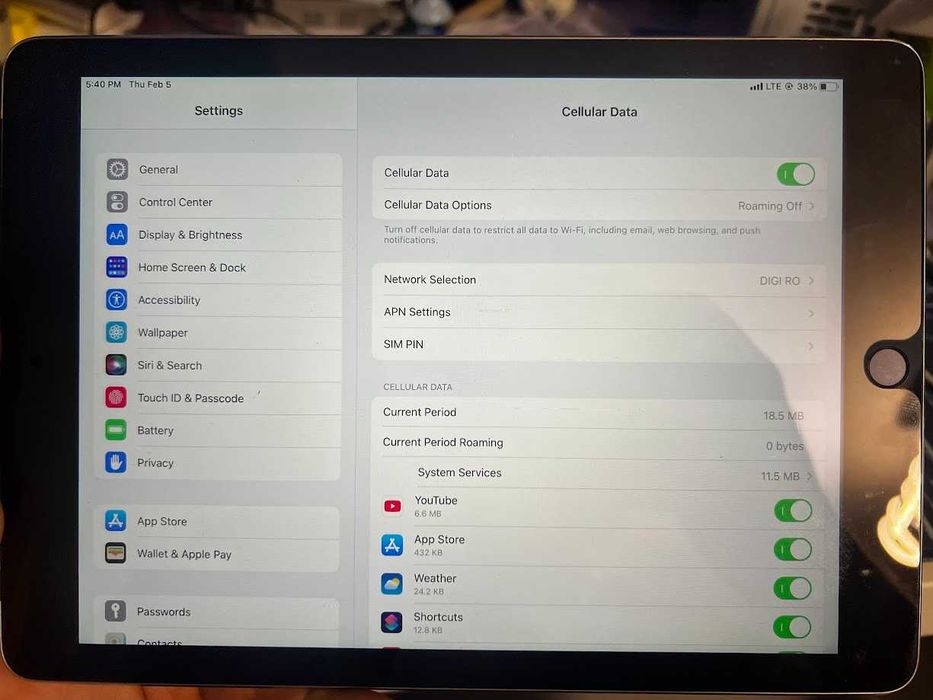 iPad Air 2 64Gb WiFi + Cellular A1567 (TouchID nefunctional)